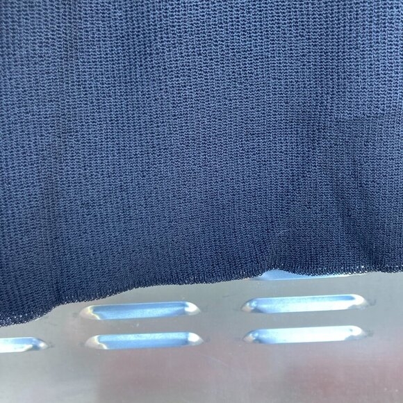 Black Knit Wide Leg Halter Top Jumpsuit - Picture 5 of 8